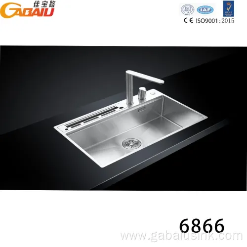 Simple Home Kitchen Stainless Handmade Kitchen Sink